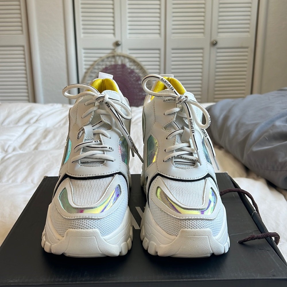 Futuristic platform sneakers by Anthony Wang